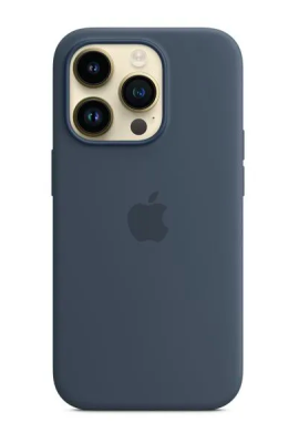 Фото 1 — Чехол защитный iPhone 14 Pro Silicone Case темно-синий (Copy)