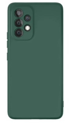 Фото 1 — Чехол защитный "vlp" Silicone case для Samsung Galaxy A53 5G, темно-зеленый