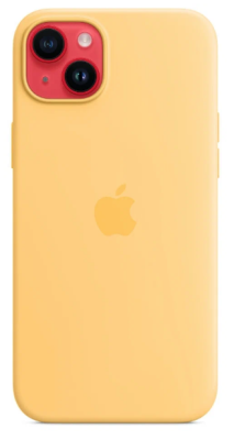 Фото 1 — Чехол защитный iPhone 14 Silicone Case желтый (Copy)