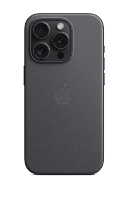 Фото 1 — Чехол защитный iPhone 15 Pro FineWoven Case with MagSafe Premium Black