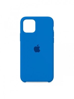 Фото 1 — Чехол защитный iPhone 11 Silicone Case темно-синий (Copy)
