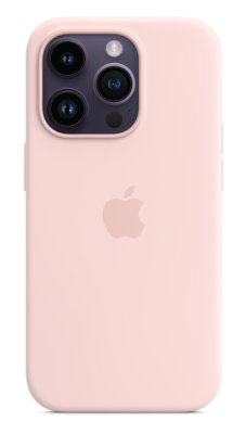 Фото 1 — Чехол защитный iPhone 14 Pro Silicon Case Chalk Pink (original)