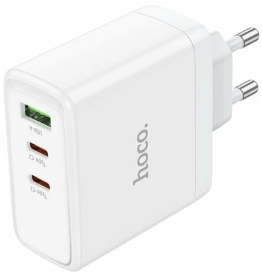 Фото 1 — Сетевое зарядное устройство HOCO N30 Glory 65W 1xUSB, 2xUSB-C