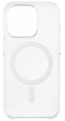 Фото 1 — Защитная крышка Clear Case iPhone 14 Pro MagSafe TPU (прозрачная)